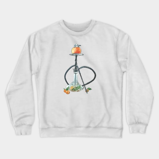 Hookah Crewneck Sweatshirt by Keen_On_Colors